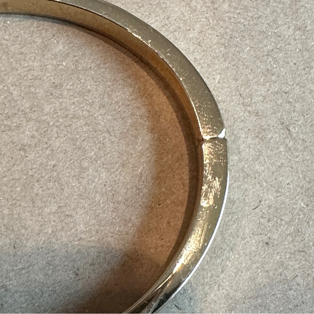 COACH Pave Signature Hinged Bangle - Picture 9 of 11